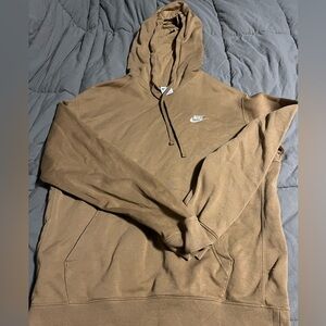 Nike Men's Tan Hoodie